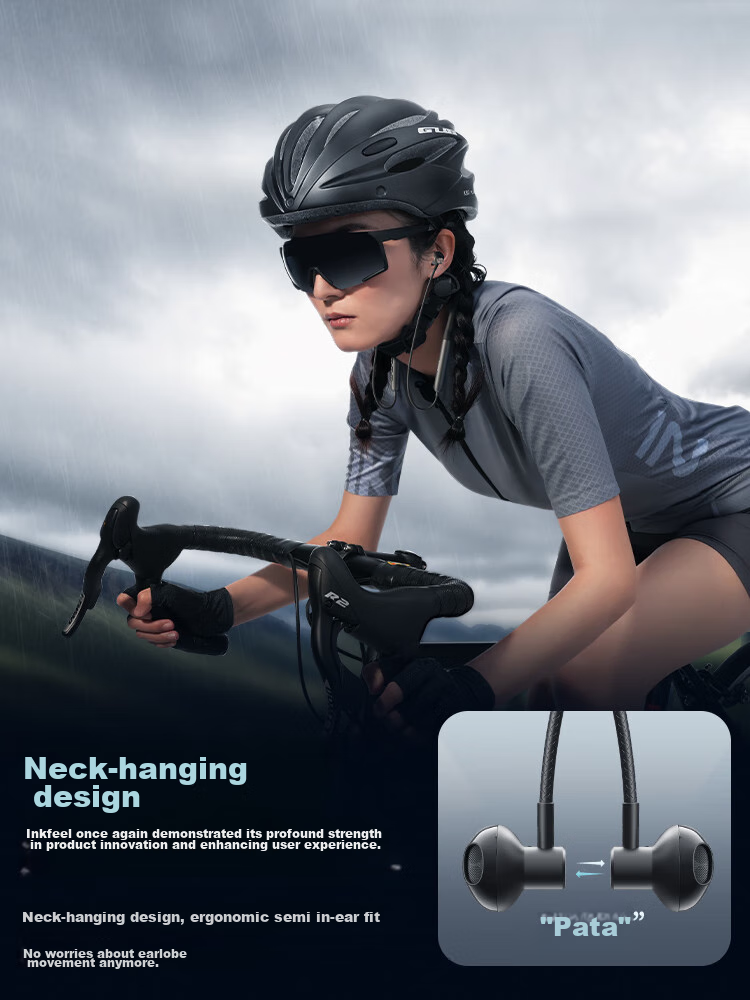 Baseus P1 Upgraded Neckband Bluetooth Earphones with Long Battery Life for Running, Wireless Noise-Cancelling Headphones Compatible with Apple, Huawei, Vivo, Honor, OPPO Phones 3