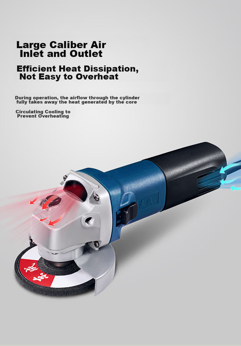 Dongcheng Angle Grinder WSM710-100, Hand Grinder, Polisher, Sander, Cutting Machine, Power Tool 9