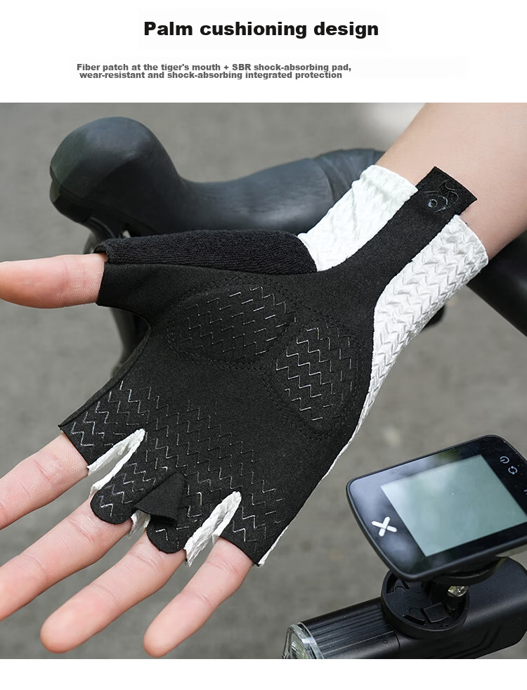 JEEP Gloves for Men And Women, Universal Half-Finger Outdoor Thin Breathable Non-Slip Shock-Absorbing Road Bike Motorcycle Riding Gloves 5