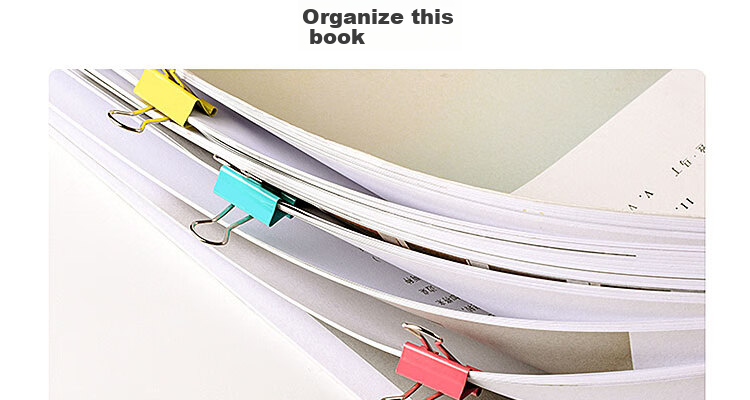 DiLe Premium Series, 24 Pieces of 41mm Black Long Tail Binder Clips, Metal Document Clips, Swallow-Tail Clips, Iron Clips, Office Stationery, Large Size 2632 21