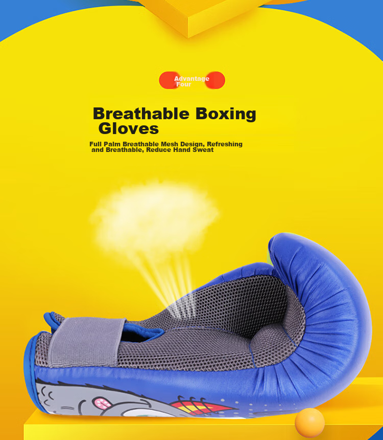 LASTSTAND Boxing Gloves for Children, Professional Sanda And Muay Thai Breathable Protective Training Competition Punching Bag Gloves, Ultraman Gree 10