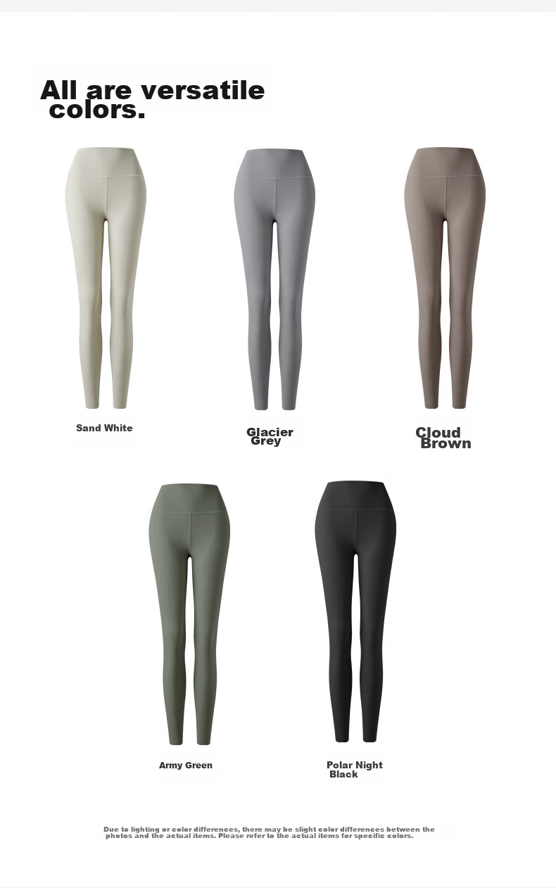 Youkeshu Women's Sharkskin High-Waist Quick-Dry Yoga Pants Autumn High-Elastic Tummy Control Hip-Lifting Slimming Leggings 25