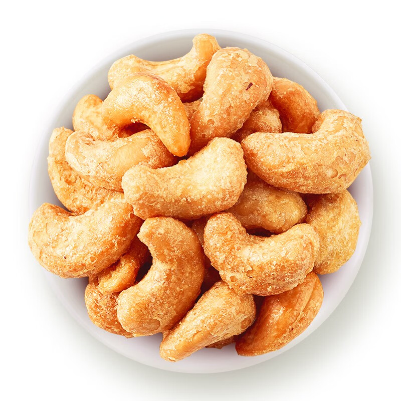 来伊份炭烧腰果150g 每日坚果干果炒货腰果仁休闲零食即食小吃袋装