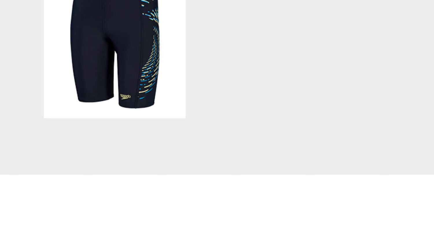 Speedo Kids Swim Shorts Swim Dare Series Youth Training Printed Knee-Length Swim Trunks UV Protection Chlorine Resistant Black/Orange Size 5-6 9