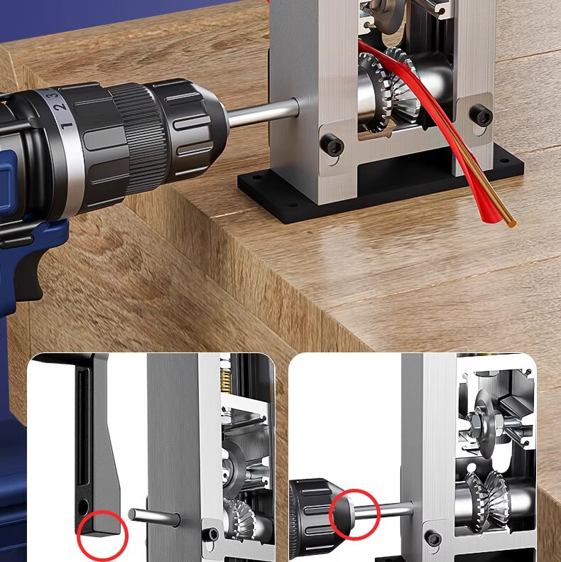 Delixi Electric Wire Stripping Machine Household Copper Wire Peeling Tool Cable Stripper Peeler Device 17
