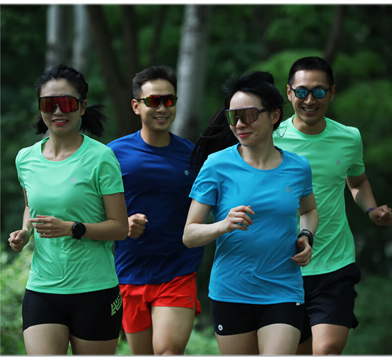 Bmai Bmai Running Fitness Training Short-Sleeve Spring Summer Commute Jogging T-Shirt for Women, Breathable Anti-Chafing Quick-Dry Top for Wome 6