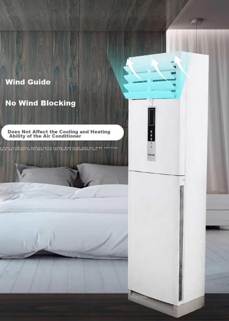 Jiashigao Floor-Standing Air Conditioner Wind Deflector, Postpartum Use, Anti-Direct Blowing, Multi-Level Adjustment, Extendable ABS Cabinet Style, Universal 3