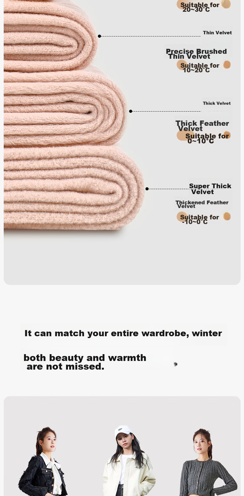 BONAS 2026 New Bare Leg Effect Double-Layer Stockings for Women, Autumn And Winter Base Layer Pants, Fleece-Lined Warm Thick Seamless Skin-Transparent Pantyhose 18