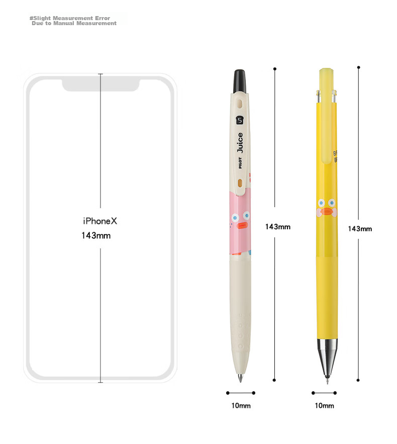 PILOT Juice Up Retractable Gel Pen, Black, BrunchBrother Series, 0.5mm, Stylish Signature Pen, LJP-S5B24 Duck 3