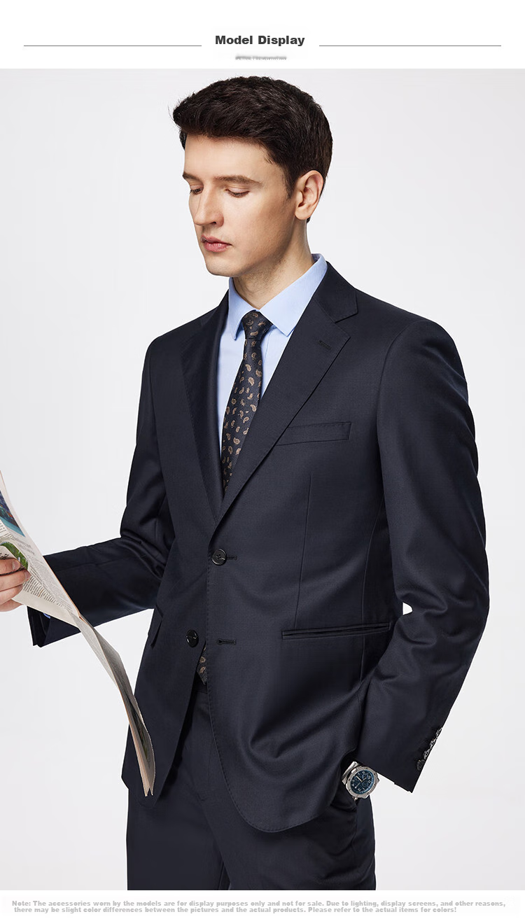 FIRS Suit Set, 70% Wool, Slim Fit for Men, Professional Formal Wear, Business Attire, Groomsman And Groom Outfit, Wedding Attire, Size 180 8