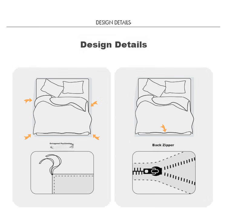Dohia Pure Cotton Duvet Cover, Single Piece, Double Bed Linen, All-Season Pure Cotton Quilt Cover And Filling Set, for 1.5-Meter Bed, 203*229cm 11