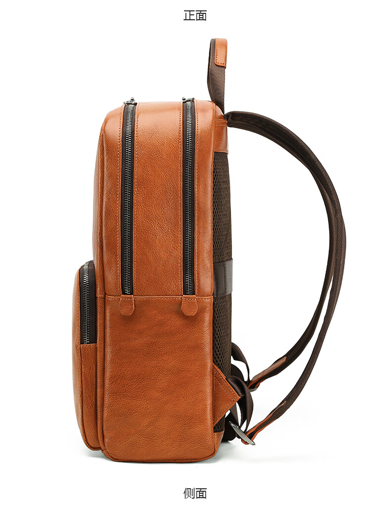 Navigare Italian Small Sailboat Backpack, Men's Laptop Bag, Travel Business Leather Backpack for Men, Gift for Birthday 8