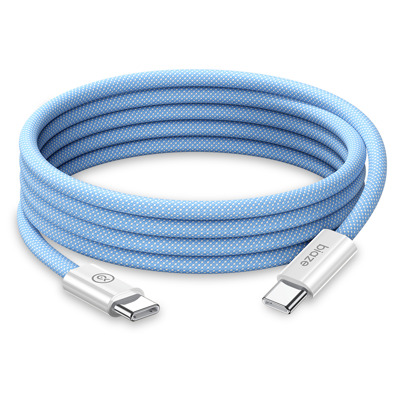 BIAZE Dual-Head Type-C Data Cable, Car Charger Cord, 100W Fast Charging Cable, Suitable for Apple IPhone 18/15/16/17 Pro Max/iPad, Huawei Tablets And Laptops