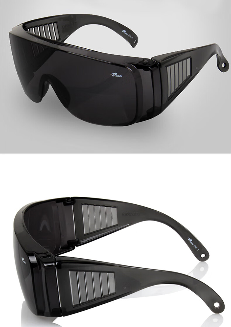 Shengu Anti-Glare Welding Glasses, Industrial Grinding Impact-Resistant Safety Goggles, Wind And Sand Protection Eyewear, Gray Reinforced Type 6