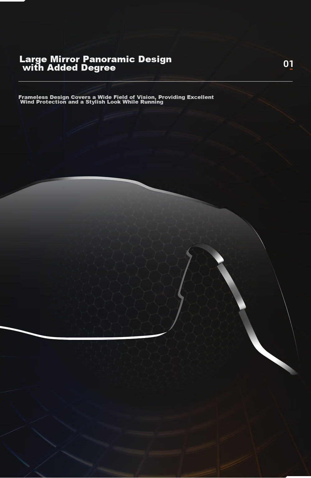 OUTDO Running Glasses, Specialized for Marathon And Hiking, Outdoor Sunglasses, Photochromic Sports Sunglasses, 67012C028 8