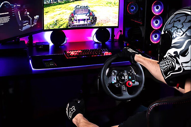 G G923 PC High-Resolution Force Feedback Racing Wheel And Pedals, Racing Simulation Driving Experience, For Horizon 4 And Okami 2 23