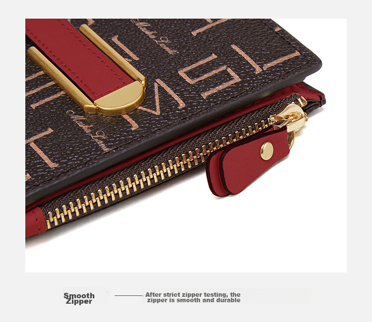 MashaLanti Ladies' Wallet, Luxury Short Purse for Women, Coin Purse And Card Holder Two-In Practical Mother's Day Gift 26