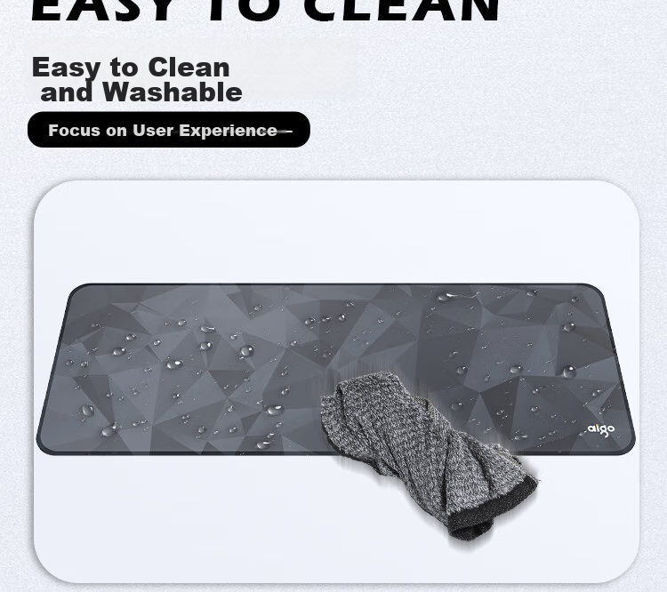 Aigo M1 Mouse Pad, Gray, Small Size 300*250*3mm, for Home Office And Gaming 12