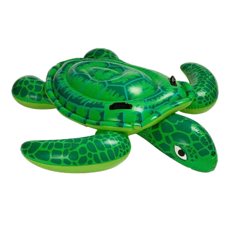 INTEX Inflatable Sea Turtle Ride-On, Children's Swimming Inflatable Toy Gift, Thickened Water Float 57524