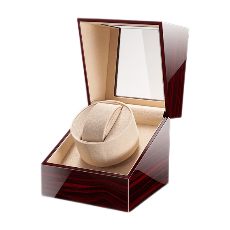 M&Q Watch Winder, Mechanical Watch Rotator, Watch Storage Box, Rotating Display Stand, Gift for Boyfriend, Girlfriend, Anniversary, Father's Day