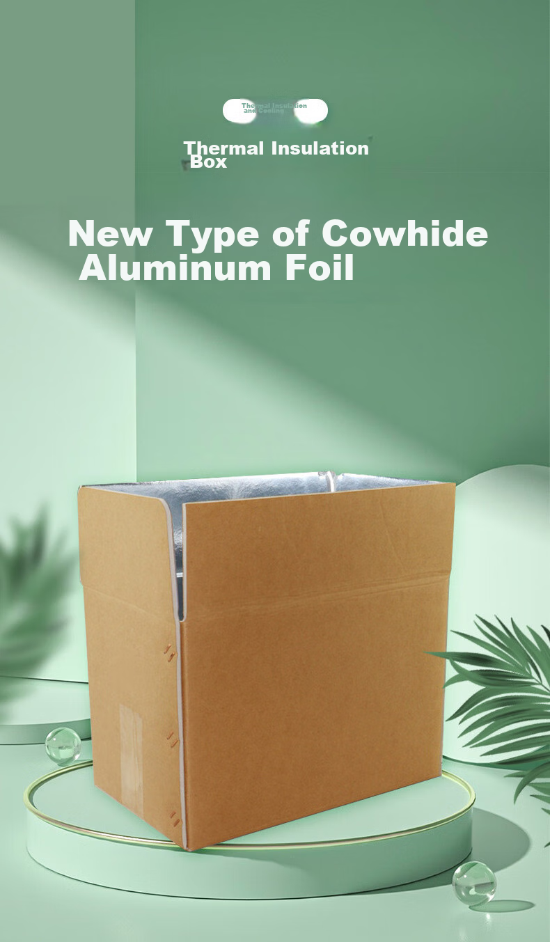 Beifute Insulated Box, Foam Box, Aluminum Foil Insulated Box, Fresh Food And Fruit Logistics Cold Chain Packaging Box, Express Delivery Box, Size 3 [430*210*280mm*1 Piece] 1