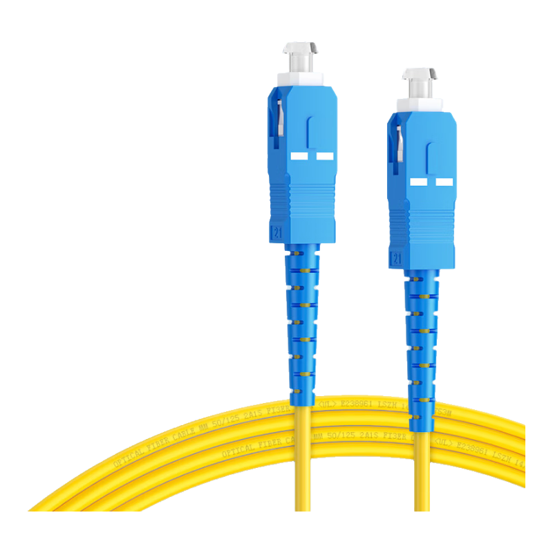 ZHONG TIAN HITECH SC-SC Fiber Optic Patch Cable 5 Meters, Telecom-Grade Single-Mode 3.0 Single-Core Fiber Fusion Splice Transceiver Pigtail ZT-S105