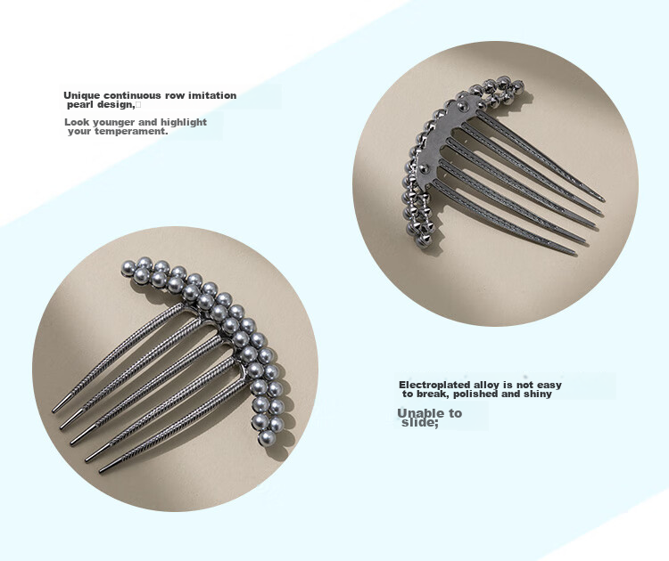 CHIMERA Hair Bun Maker, Back-Of Hair Clip, High-End Hair Accessory for Women, Hair Comb, Birthday Gift for Girls 29