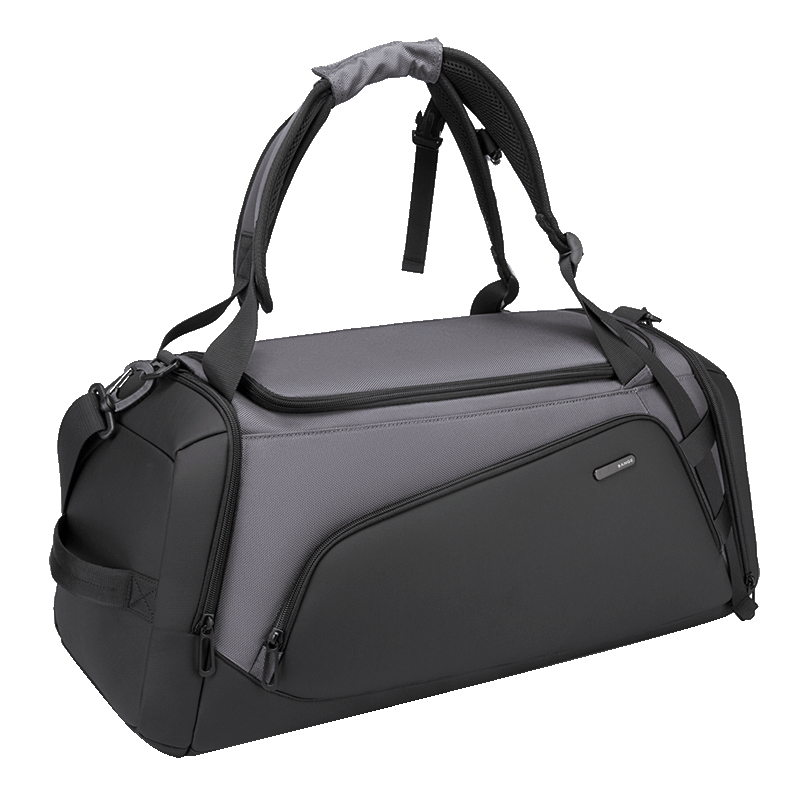 Bange Gym Bag for Men, Dry And Wet Separation, Sports Handbag with Large Capacity, Crossbody Bag with Separate Shoe Compartment, Travel Bag, 1917 Gray