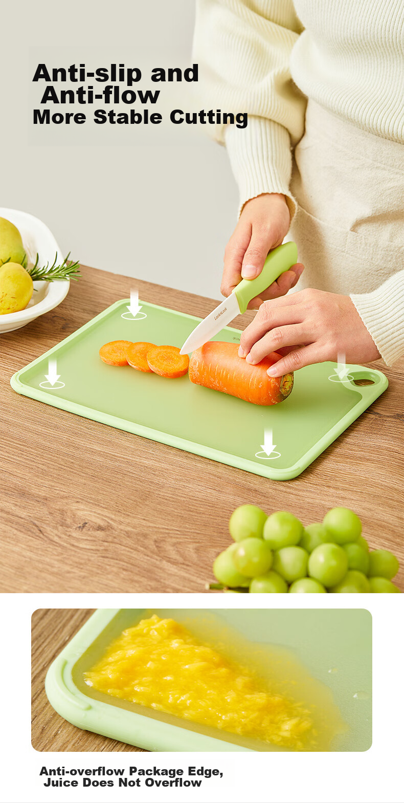 LOCK&LOCK Baby Food Preparation Tool Set, Infant Cutting Board And Knife Set, Children's Supplementary Food Chopping Board, Ceramic Food Scissors 7