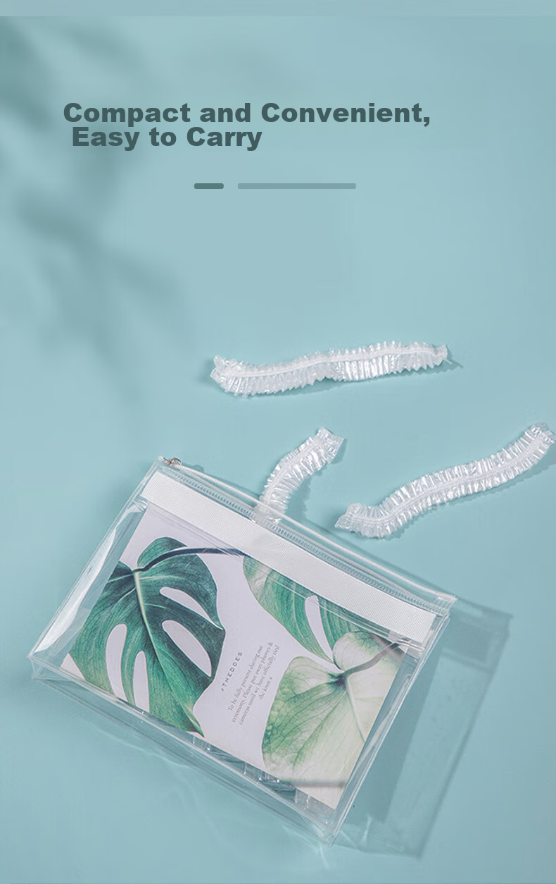 Yunlei Disposable Shower Caps, Boxed, Extra Large, Waterproof And Oil-Proof, Hair Cover, Hair Dye Cap, 80 Pieces Per Box 4