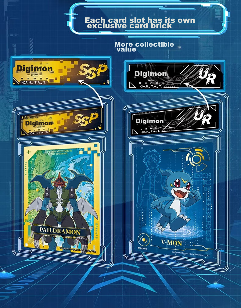Card.Fun Digital Monster 02 Original Summoning Theater Commemorative Collection Cards Blind Box Cards Premium Cards Brick Anime Official Merchandise Gushi Single Pack (1 Card/brick) 6