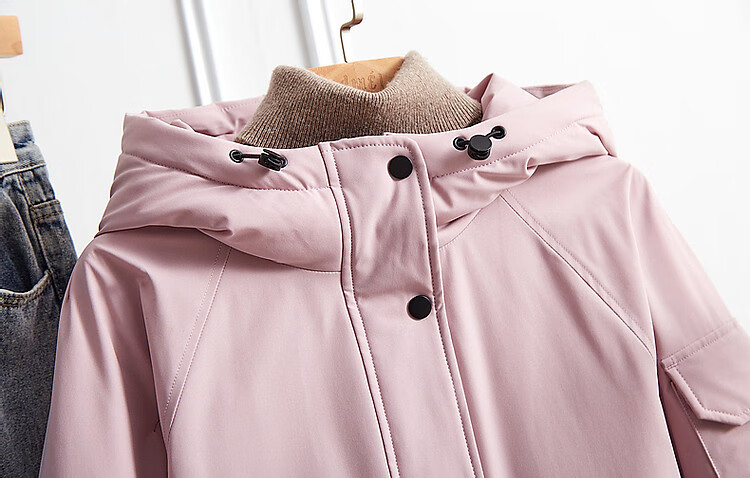Dme [Sanfang Black Technology] Winter Warmth 90% Duck Down Hooded Adjustable Cuff Velcro Down Jacket Coat 9