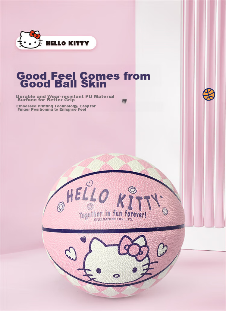 Mesuca No. 7 PU Basketball HelloKitty Girls' Gift, Valentine's Day Gift for May 20th 11