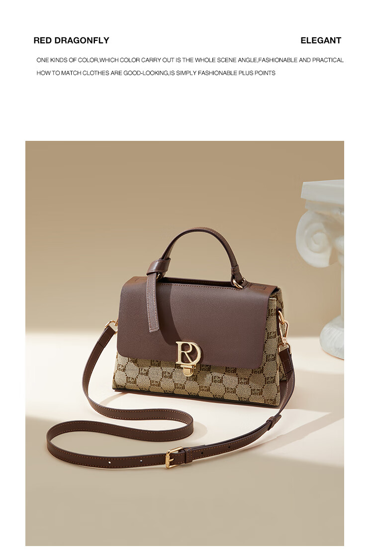 RED DRAGONFLY 2026 New Women's Handbag, Crossbody Shoulder Bag, Tote Bucket Bag, Handheld Bag, Gift for Mom 3