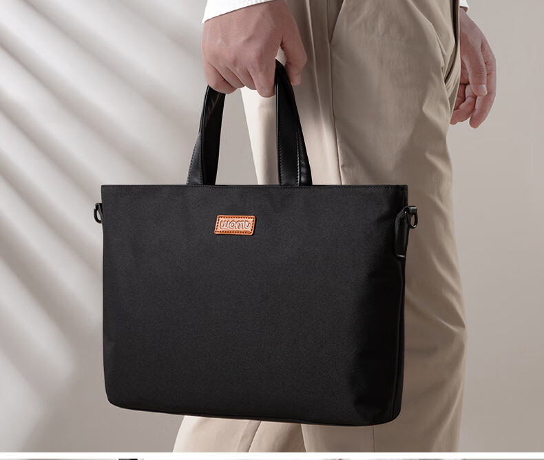WOMT Briefcase Laptop Bag, 14-Inch Business Travel Document Bag, Suitable for Men And Women, Compatible with Apple And Huawei 1