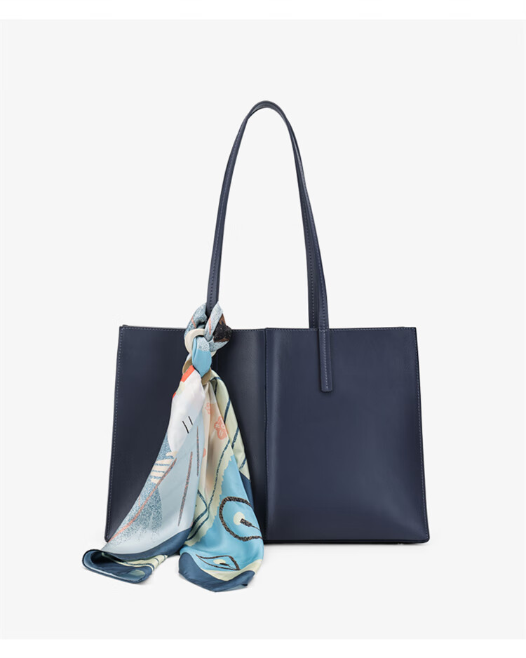 HONGU Leather Handbag, Shoulder Bag And Tote Bag with Large Capacity for Commuting, Women's Scarf Bag, Birthday Gift for Girlfriend 19