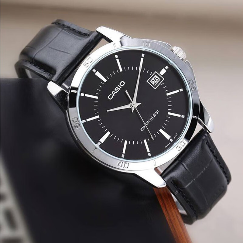 Casio Men's Watch, Business Commute Simple Large Dial Waterproof Non-Mechanical Quartz Watch, Gift for Boyfriend MTP-V004L