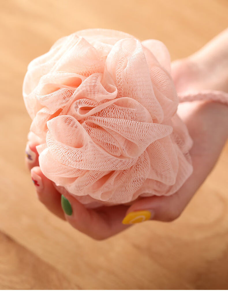 CHAHUA PE Material Bath Sponge, Exfoliating And Scrubbing, 1 Piece, Back Scrubber, Bathing Essential, Must-Have for Showering 14