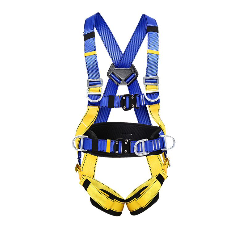 Guangjia Five-Point Safety Harness, Quick-Connect Type, for Outdoor High-Altitude Work, Fall Protection Safety Rope [Fast Delivery from Beijing Warehouse], Five-Point Single Small Hook 1.8 Meters