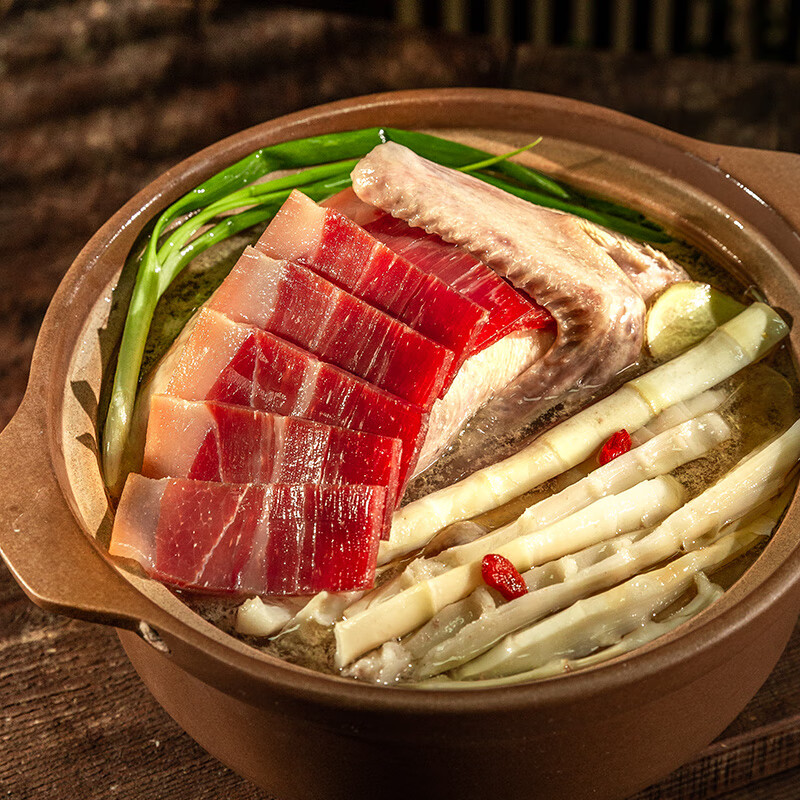 金字金华火腿中上方切块 浙江特产  煲汤熟食腊味腊肉火腿肉  288g/块