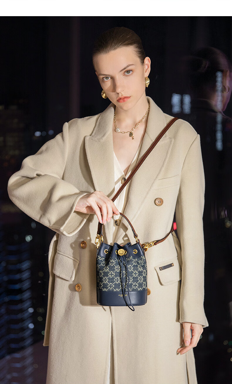 CASSILE Women's Handbag Bucket Bag, Large Capacity Shoulder Tote Crossbody Bag, Practical Gift for May 20th 18