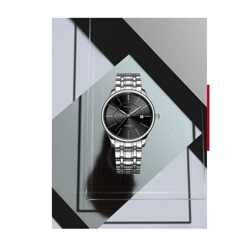 FIYTA Classic Series Calendar White Dial Steel Strap Automatic Mechanical Men's Business Watch Holiday Gift for Men 11