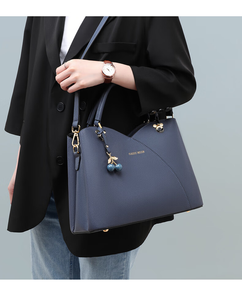 Viney Leather Handbag for Women, High-End Mom Bag, Middle-Aged Tote And Crossbody Bag, Practical Birthday And Mother's Day Gift for Mom 20