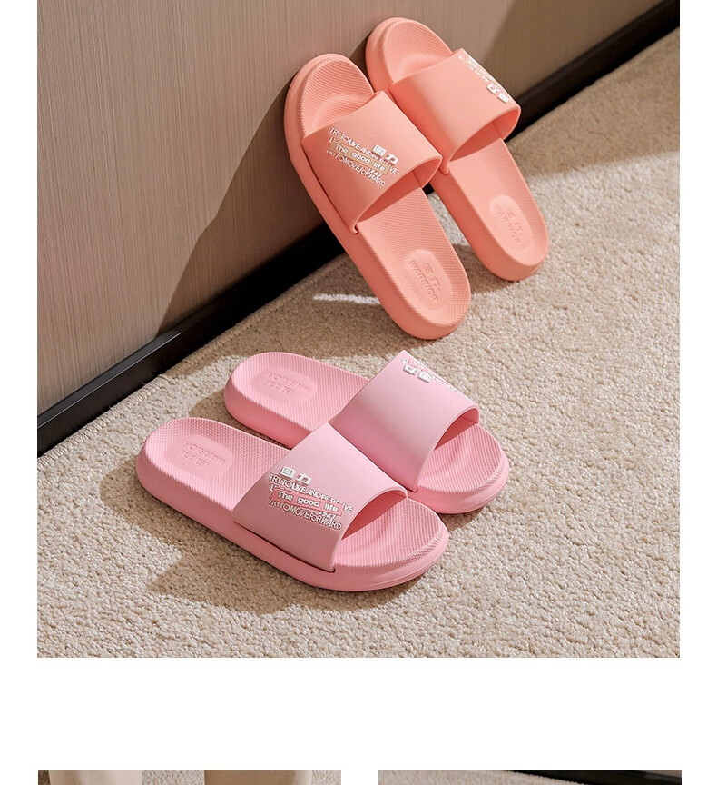 Huili Simple Couple Style Bathroom Indoor And Outdoor Wear Shower Non-Slip Wear-Resistant Soft Elastic Breathable Comfortable Thick-Soled Sandals Men's Model HL01815 Blue-Gray Size 42 2