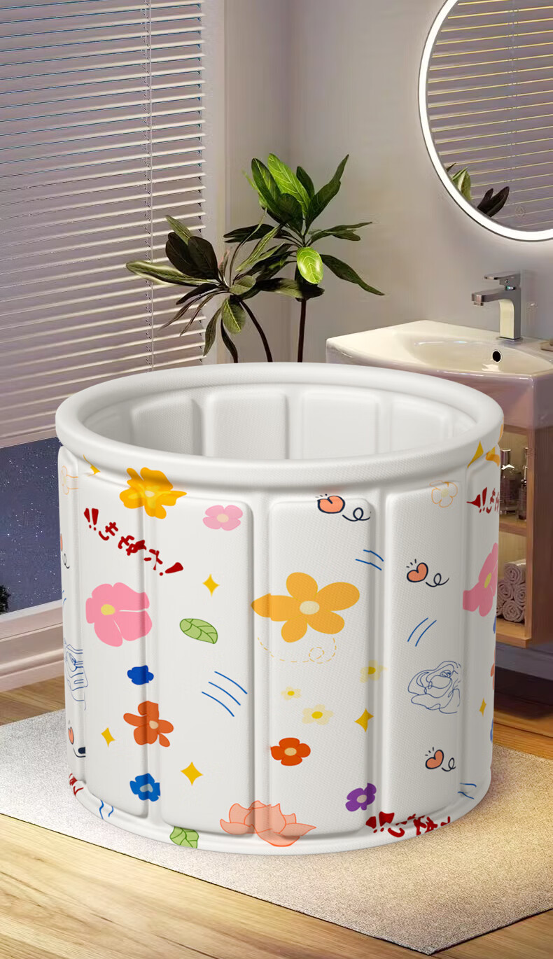 YUZHAOLIN Foldable Bathtub for Adults, Bathing Tub for Home Use, Baby Swimming Pool, Bathtub, Soaking Tub, Bathing Essential 10