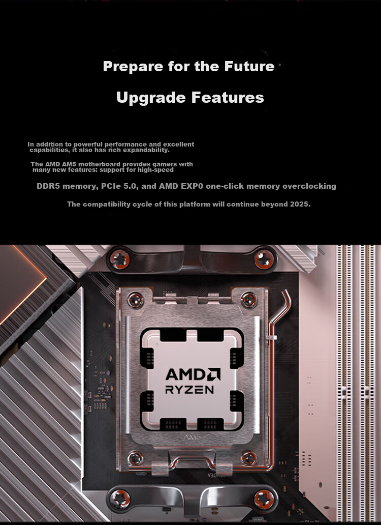 AMD Ryzen 7 7800X3D Gaming Processor, 8 Cores, 16 Threads, 104MB Game Cache, Boost Frequency up to 5GHz, Boxed CPU, Smooth Gaming for Valorant/Delta/CSGO 7