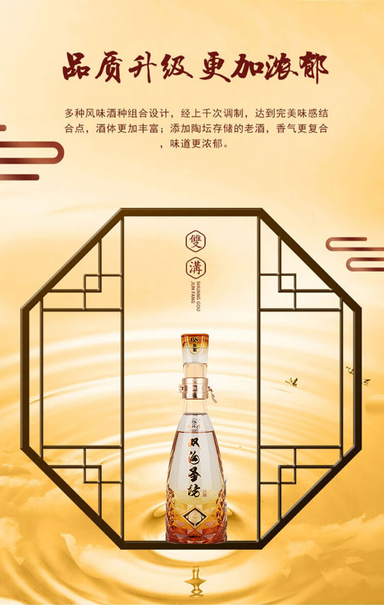 双沟珍宝坊圣坊21版42度500ml20ml6整箱装浓香型白酒单瓶