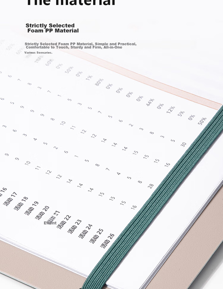 Deli Clipboard, A4 Landscape Size, Strap Fixed, Can Hold 70 Sheets, PP Material, Thickened Writing Pad, for Office Meetings And Exams, Document File Storage Folder, Blue 2