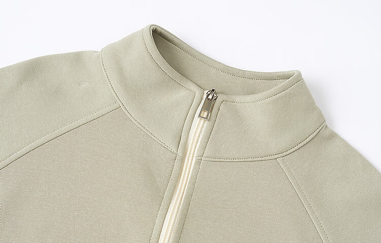 Dme [Wandering Outfit] Spring And Autumn Sporty Style Stand-Up Collar Double Zipper Long-Sleeve Top Casual Pants Women's Two-Piece Set 26