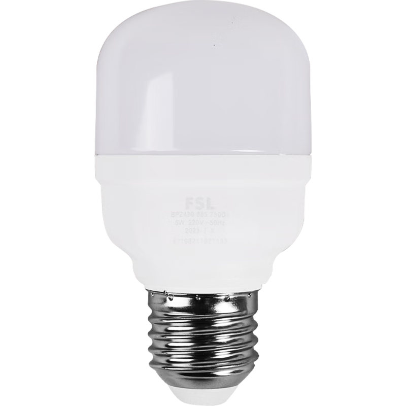 FSL Foshan Lighting LED Bulb 5W Pillar Shape Energy-saving Bulb E27 Screw Base Warm White (3000K)